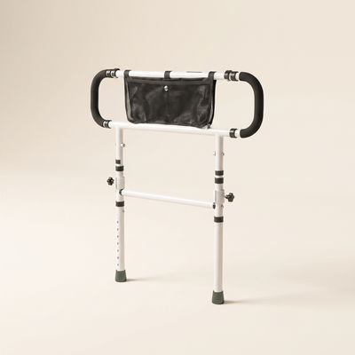 EverSteady Adjustable Bed Safety Rail on cream background