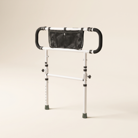 EverSteady Adjustable Bed Safety Rail on cream background