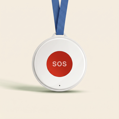 EverSteady SOS Alert Pendant shown straight-on