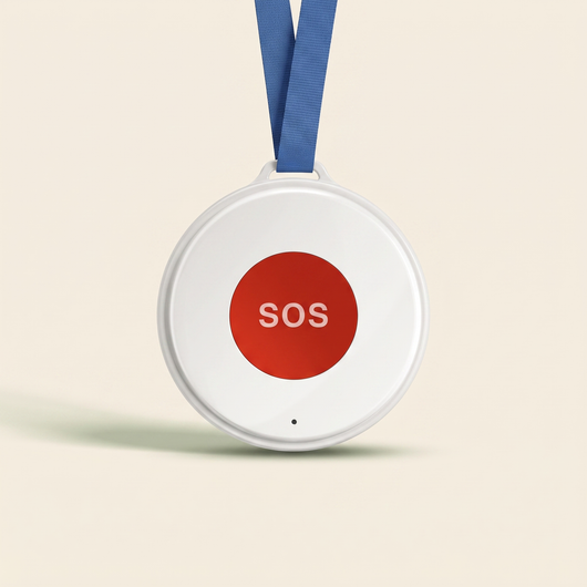 EverSteady SOS Alert Pendant shown straight-on
